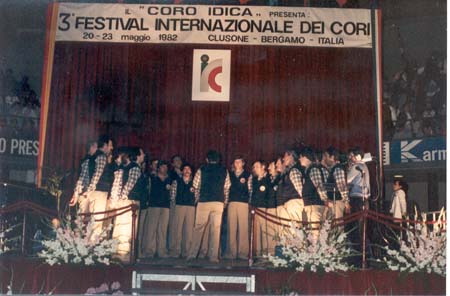 078 1982 Clusone.Festival internazionale di cori